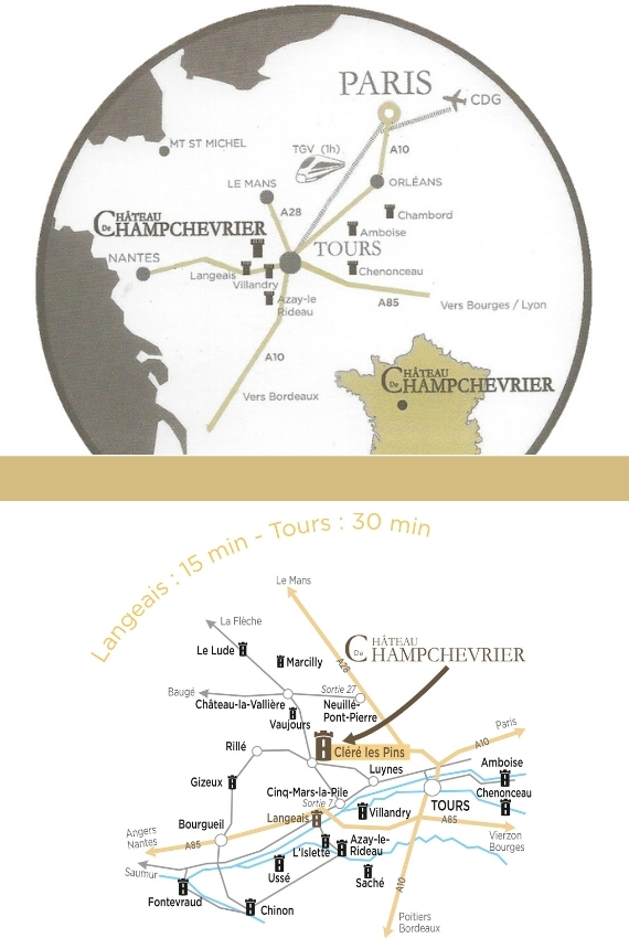 Coming to the Château de Champchevrier